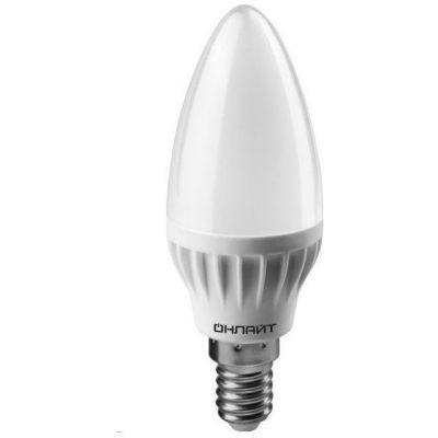Лампа светодиодная ОНЛАЙТ 71 632 OLL-C37-8-230-2.7K-E14-FR