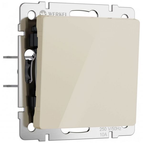 Выключатель одноклавишный (айвори акрил) W1110043 Werkel