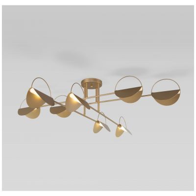 Умный потолочный светильник Eurosvet 70148/8 золото Smart