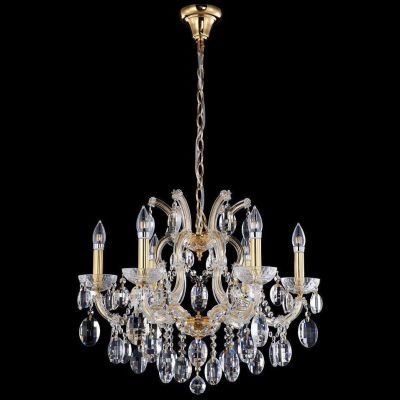 Подвесная люстра Crystal Lux HOLLYWOOD SP6 GOLD