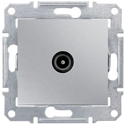 Розетка TV проходная Schneider Electric Sedna Алюминий 4dB
