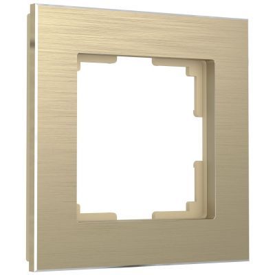 Рамка на 1 пост Werkel W0011711 шампань
