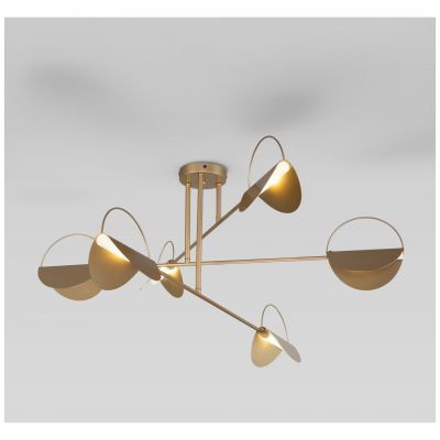 Умный потолочный светильник Eurosvet 70148/6 золото Smart