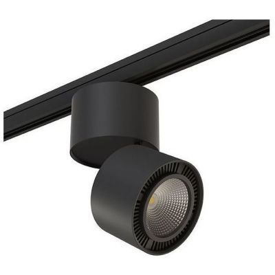 Трековый трехфазный светодиодный светильник A3T213857 черный 3000K 40W Forte Muro Lightstar