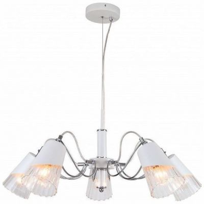 Люстра Linvel LV 9320/5 Апуре Белый/хром E14