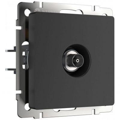 Розетка TV Werkel W1183008 черный матовый (WL08-TV)