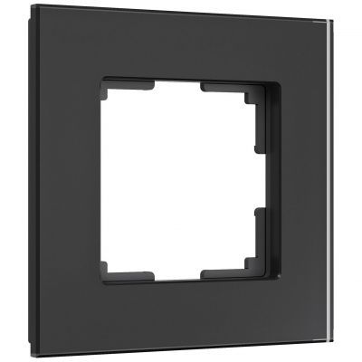 Рамка на 1 пост Senso (черный, стекло soft-touch) W0013108 Werkel
