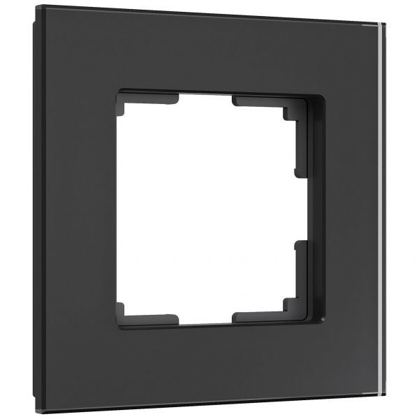 Рамка на 1 пост Senso (черный, стекло soft-touch) W0013108 Werkel