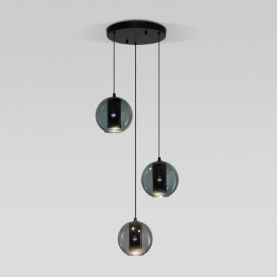Подвесной светильник Eurosvet 50258/3 LED дымчатый/бирюзовый