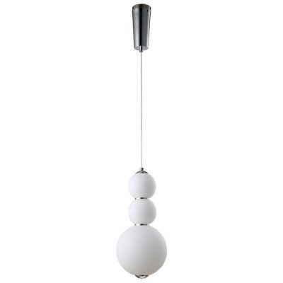 Подвесной светодиодный светильник Crystal Lux Desi SP3 Chrome/White Desi