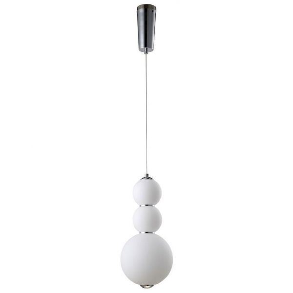 Подвесной светодиодный светильник Crystal Lux Desi SP3 Chrome/White Desi