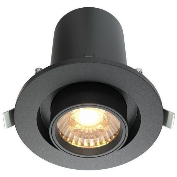 Встраиваемый светодиодный спот Maytoni Hidden DL045-01-10W3K-B