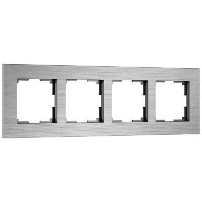 Рамка из металла на 4 поста АluMax алюминий W0043506 Werkel