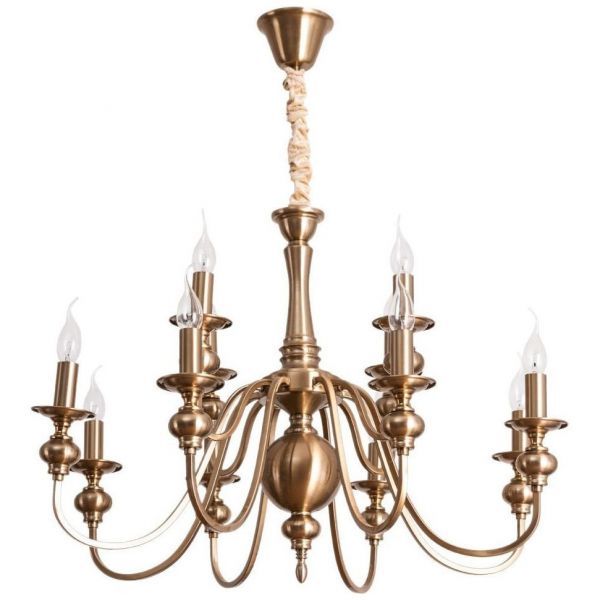 Подвесная люстра Arte Lamp Passoni A6097LM-12PB