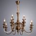 Подвесная люстра Arte Lamp Passoni A6097LM-12PB