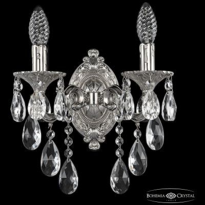 Бра бронзовые 7201B11/2/125 B Ni Bohemia Ivele Crystal