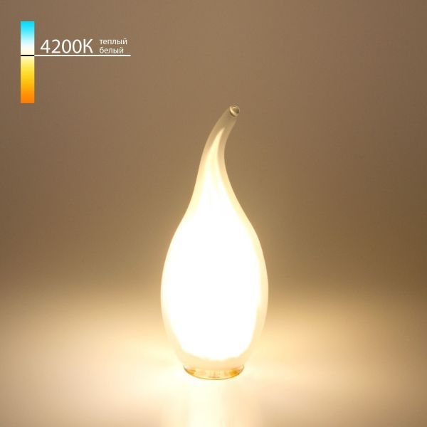 Филаментная светодиодная лампа Свеча на ветру CW35 7W 4200K E14 Elektrostandard BLE1415