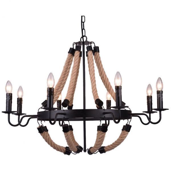 Люстра Arte Lamp A8956LM-8BK