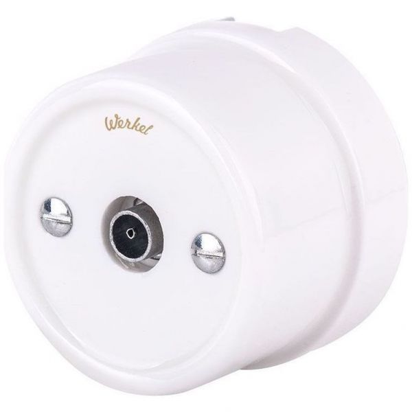 Розетка TV Werkel W5683001 белый (WL18-02-05)