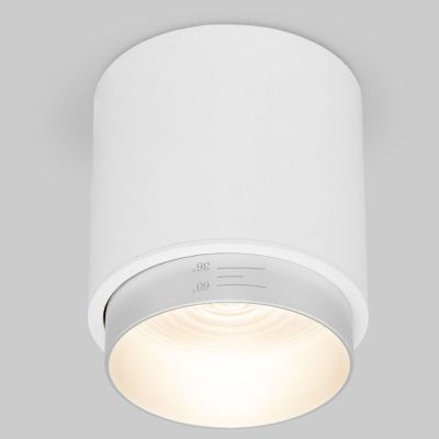 Накладной светодиодный светильник Cors 25032/LED 10W 4200K белый/серебро Elektrostandard