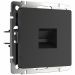Розетка компьютерная Werkel RJ-45 W1181008 черный матовый (WL08-RJ-45)