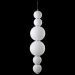 Подвесной светодиодный светильник Crystal Lux Desi SP6 Chrome/White Desi