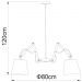 Люстра подвесная Arte Lamp A5700LM-5WH