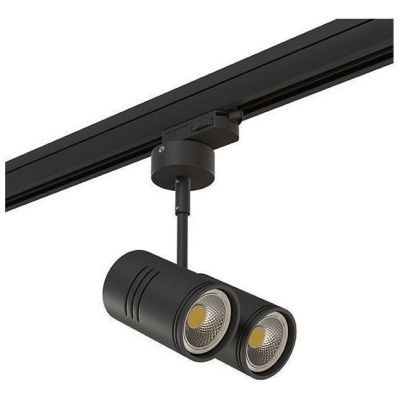 Трековый трехфазный светильник A3T214447 черный Rullo Lightstar
