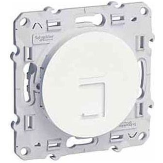 Розетка компьютерная Schneider Electric Odace RJ45 5 UTP infr белый