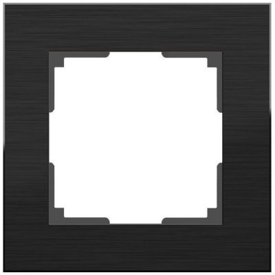 Рамка на 1 пост Werkel W0011708 черный алюминий (WL11-Frame-01)
