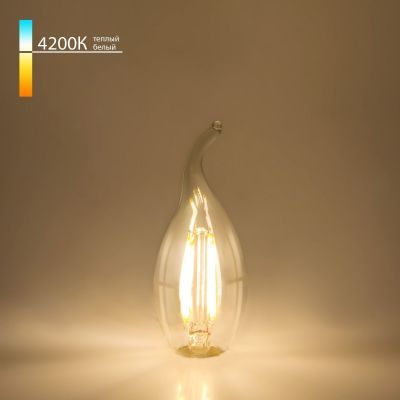 Филаментная светодиодная лампа Свеча на ветру C35 7W 4200K E14 Elektrostandard BLE1417