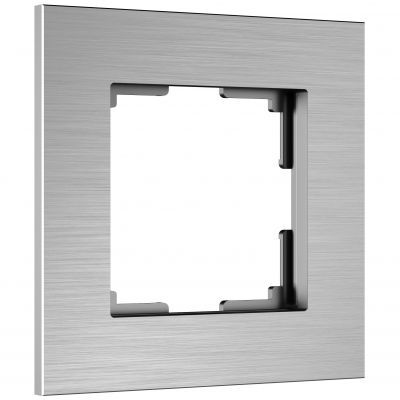 Рамка из металла на 1 пост АluMax алюминий W0013506 Werkel