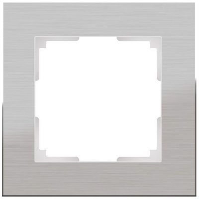 Рамка для розеток 1-местная Werkel W0011706 алюминий (WL11-Frame-01)