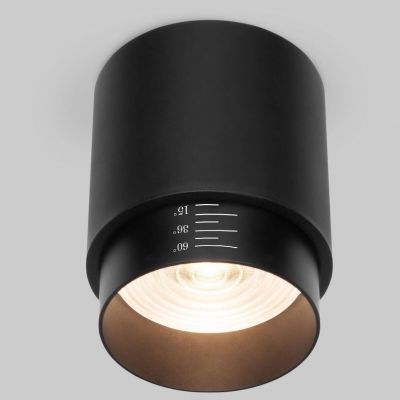 Накладной светодиодный светильник Cors 25032/LED 10W 4200K чёрный Elektrostandard