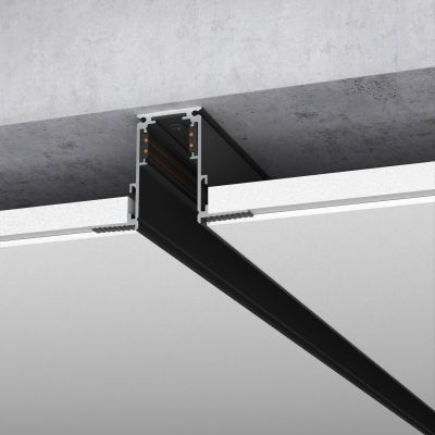 Шинопровод встраиваемый черный 2м Slim Magnetic Elektrostandard 85087/00