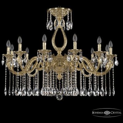 Люстра бронзовая 71301/12/360 A G Bohemia Ivele Crystal