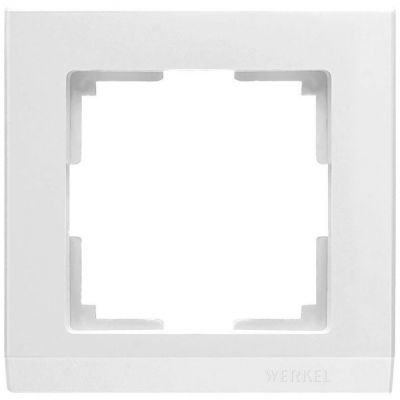 Рамка 1-местная Werkel W0011801 белый (WL04-Frame-01-white)