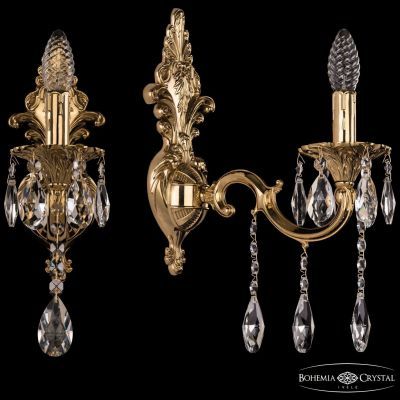 Бра бронзовые 7201B14/1/175 A G Bohemia Ivele Crystal