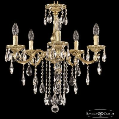 Люстра бронзовая 75101/5/175 B G Bohemia Ivele Crystal