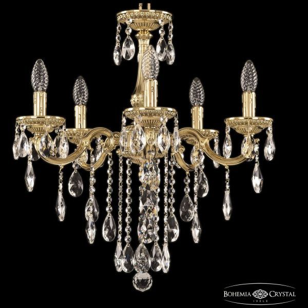 Люстра бронзовая 75101/5/175 B G Bohemia Ivele Crystal