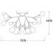 Потолочная люстра Arte Lamp Candy A7274PL-27WH