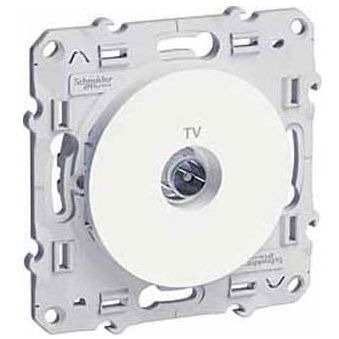 Розетка ТВ Schneider Electric Odace белый