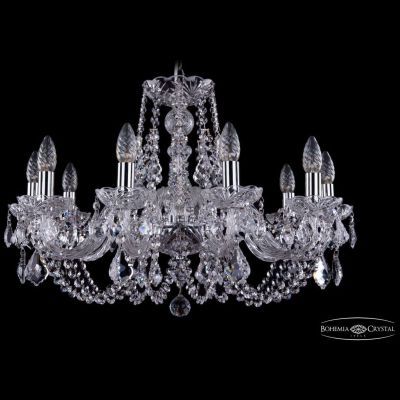 Люстра Bohemia Ivele Crystal 1406/10/240/Ni/Leafs