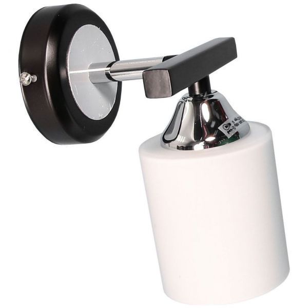 Настенный светильник ЭкономСвет 2609/1wBK+CR MK