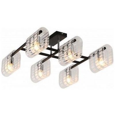 Люстра Linvel LV 9355/6 Рики Чёрный Е27 40W