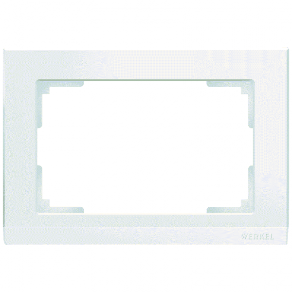Рамка для двойной розетки Werkel W0081801 (WL04-Frame-01-DBL-white)