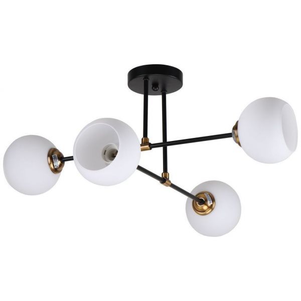 Спот потолочный 20809/4BK+GD WT ЭкономСвет