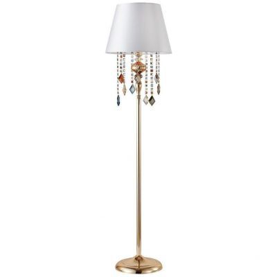 Торшер Crystal Lux Mercedes PT1 Gold/Color Mercedes