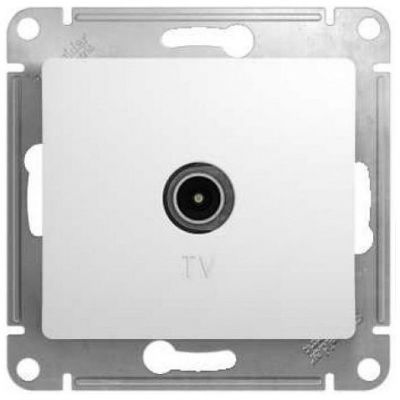Розетка одиночная 1DB SE Glossa Бел TV GSL000191