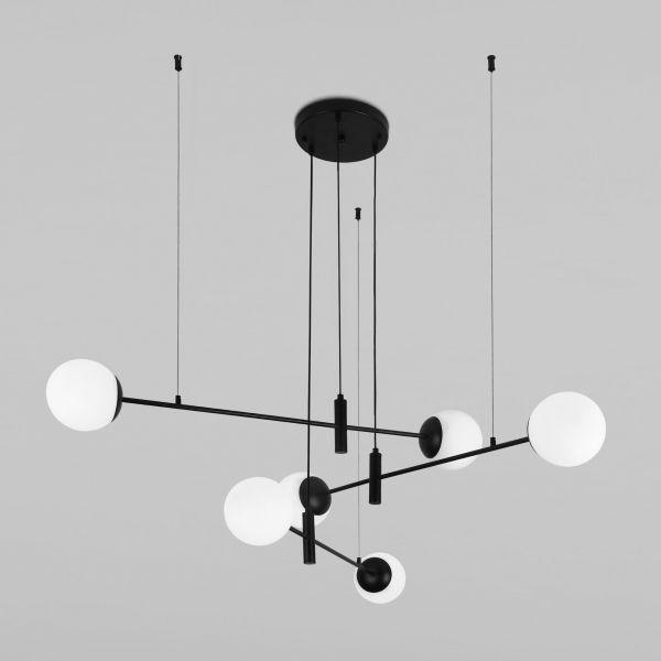 Умный подвесной светильник Eurosvet 70146/6 черный Smart